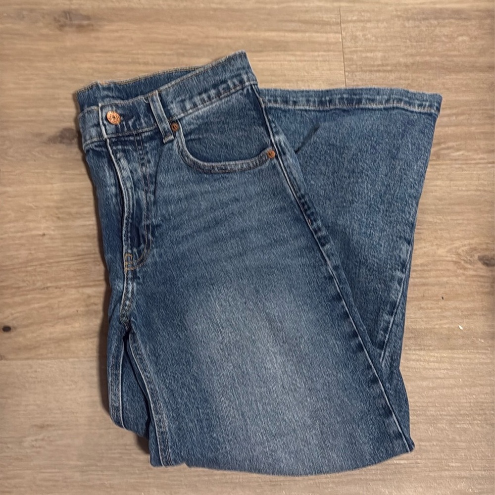 Gap Wide Leg Crop Jeans